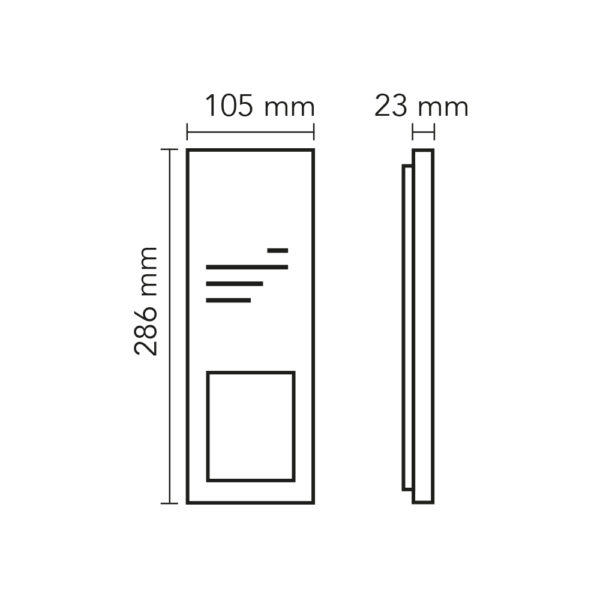 Basic Digital Outdoor Panel Without Camera - Image 2