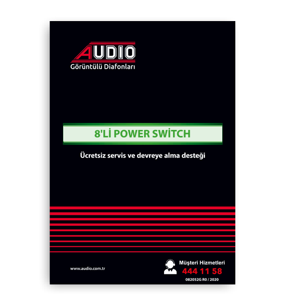 8’li PoE Switch Montaj ve Bağlantı Kılavuzu